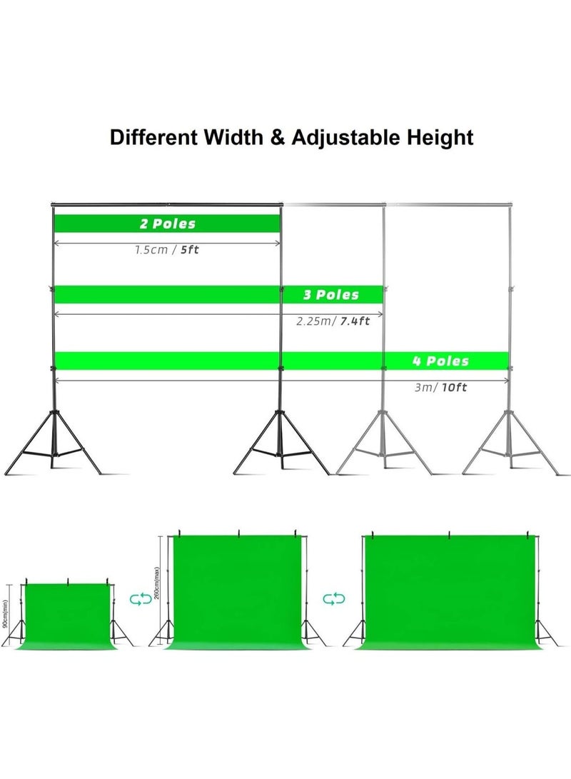 eWINNER Photographic Background Stand - 3m x 2.6m, 10ft x 8.5ft - Image 3